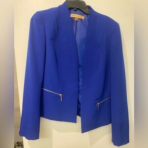 Nipon Boutique Blue Blazer with Structured Silhouette